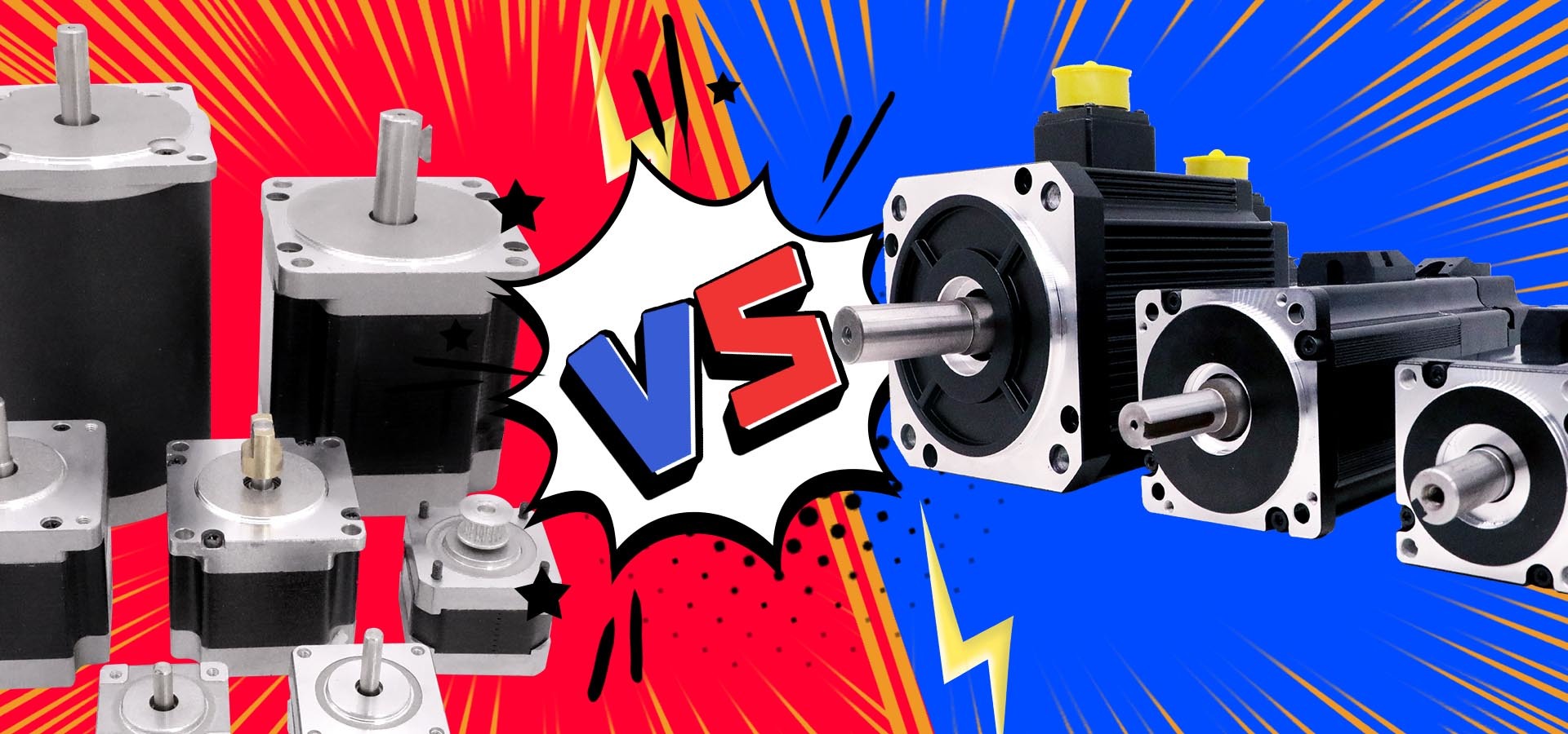 Blog công ty mới nhất về Sự khác biệt giữa Servo Motors và Stepper Motors