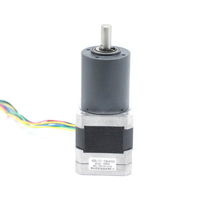 Mua NEMA 17 Micro Gearbox Động cơ không chổi than với bộ giảm tốc 75 vòng / phút online manufacture