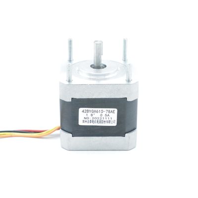 Nema17 42mm 42BYGH610 Động cơ bước lai tùy chỉnh 11mH 0.5A 3V 0.2N.M